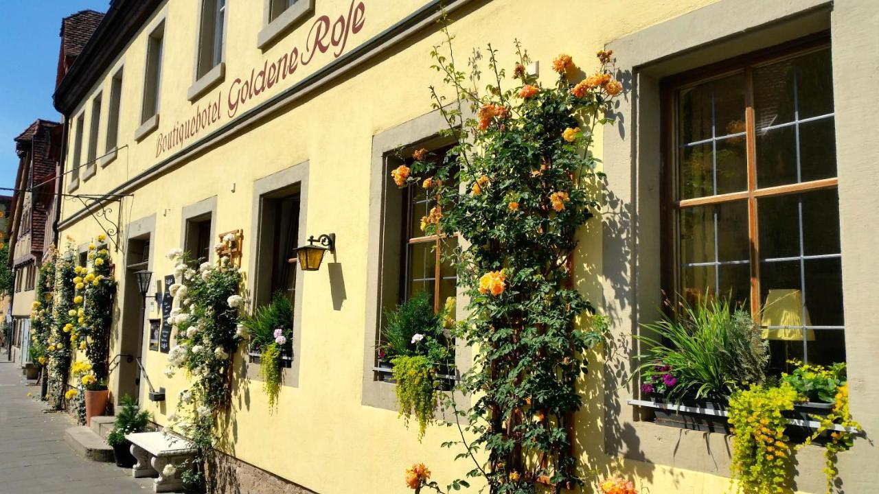 Boutiquehotel Goldene Rose - Self-Check-In Ротенбург-на-Таубере Экстерьер фото