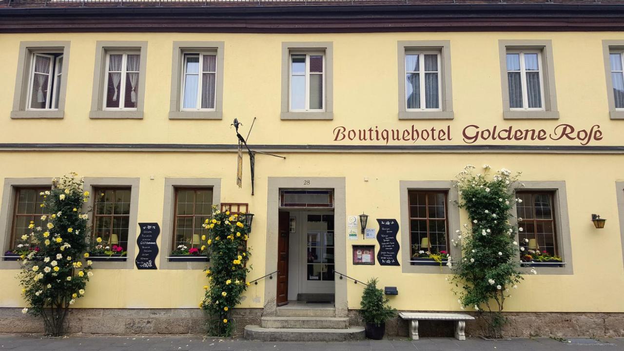 Boutiquehotel Goldene Rose - Self-Check-In Ротенбург-на-Таубере Экстерьер фото