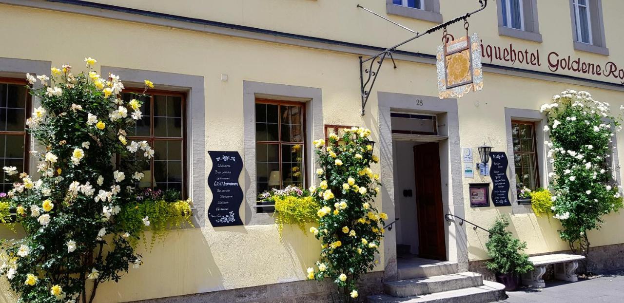 Boutiquehotel Goldene Rose - Self-Check-In Ротенбург-на-Таубере Экстерьер фото