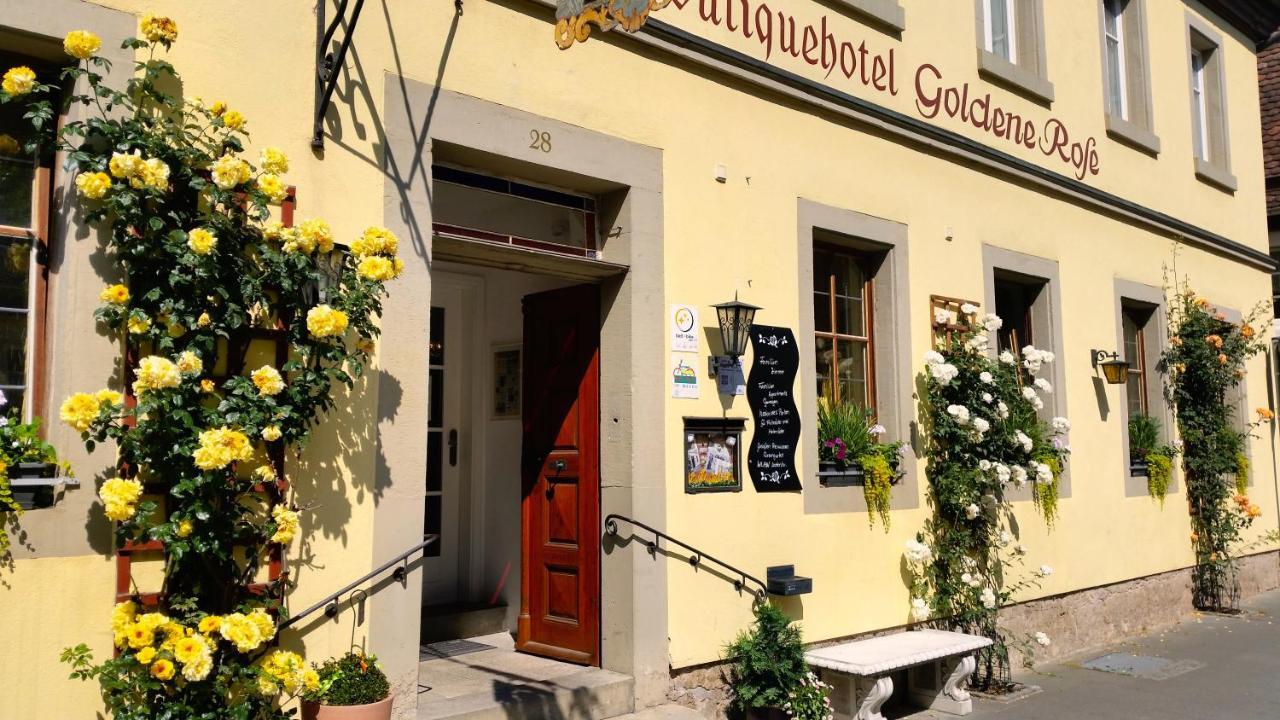 Boutiquehotel Goldene Rose - Self-Check-In Ротенбург-на-Таубере Экстерьер фото